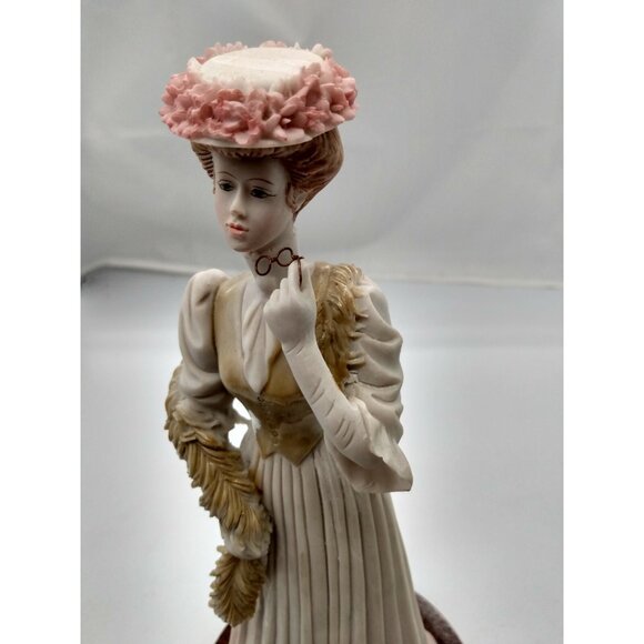 Vintage Arnart Pucci Porcelain Victorian Fashion Lady Figurine 9 3/4" - Picture 8 of 12